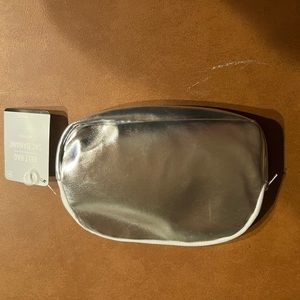 Silver Belt Bag